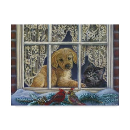 Trademark Fine Art Tricia Reilly-Matthews 'Faithful Friends' Canvas Art, 14x19 ALI33988-C1419GG